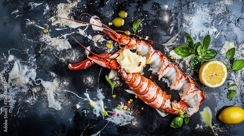 Fresh Lobster with Lemon and Herbs photo