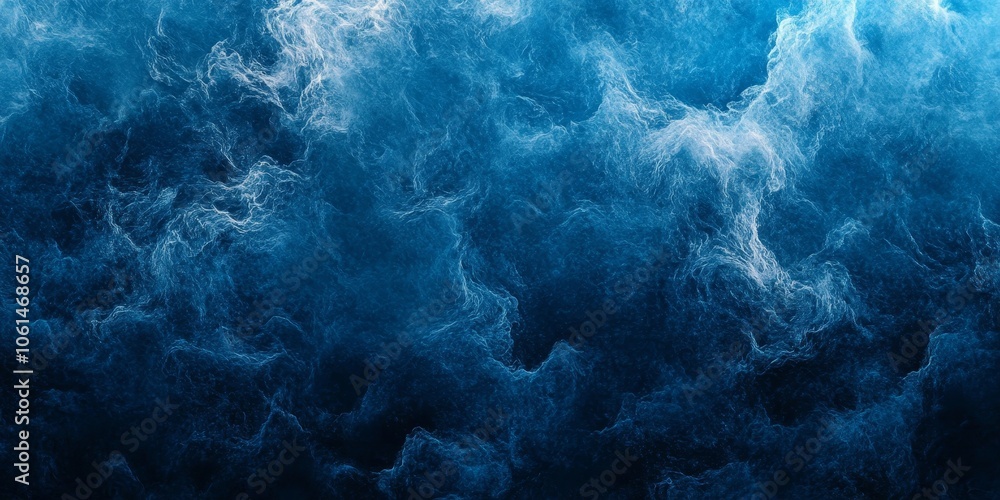 Abstract Blue Background, Generative AI Abstract Blue Background, Generative AI