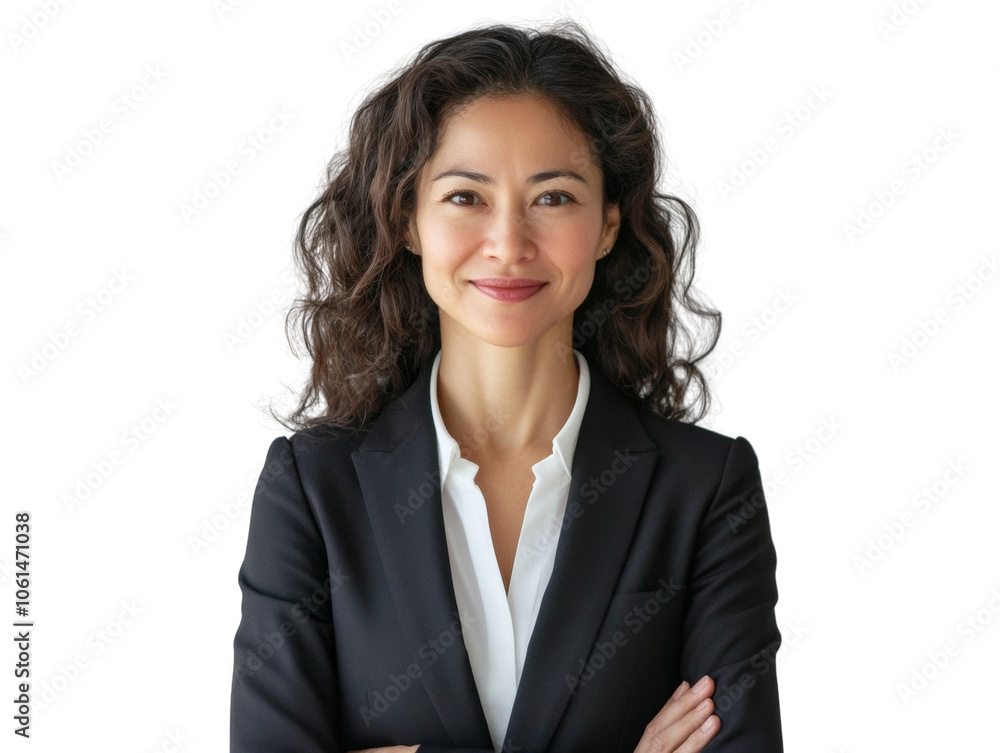 Confident Businesswoman Portrait in Suit, Smiling Confident Businesswoman Portrait in Suit, Smiling