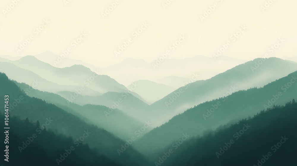 Rolling hills transition into a soft green hue as dawn breaks, shrouded in mist. The early light gently illuminates the serene landscape, creating a calm and peaceful atmosphere. Rolling hills transition into a soft green hue as dawn breaks, shrouded in mist. The early light gently illuminates the serene landscape, creating a calm and peaceful atmosphere.