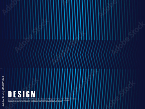 Premium background design with diagonal dark blue stripes pattern. Vector horizontal template for digital lux business banner, contemporary formal invitation, luxury voucher, prestigious gift certific