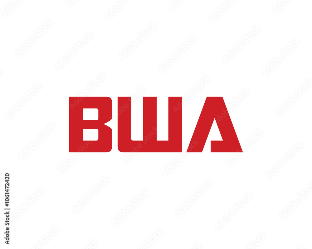 BWA logo design vector template. BWA BWA logo design vector template. BWA