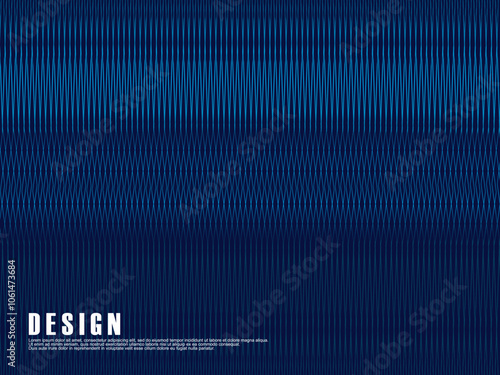 Premium background design with diagonal dark blue stripes pattern. Vector horizontal template for digital lux business banner, contemporary formal invitation, luxury voucher, prestigious gift certific