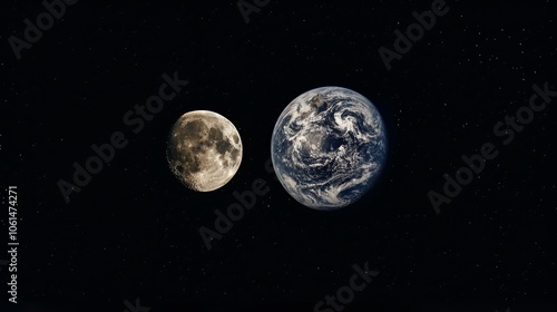 The Earth and Moon 