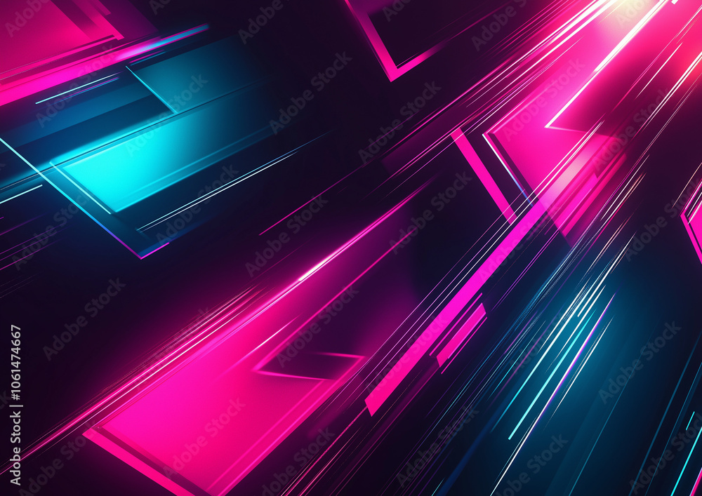 Abstract background with neon blue and pink arrows, glowing lines on a dark background. Vector illustration of arrow signs for design elements in 3D render motion graphics or animation video concepts Abstract background with neon blue and pink arrows, glowing lines on a dark background. Vector illustration of arrow signs for design elements in 3D render motion graphics or animation video concepts