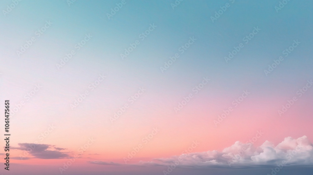 Soft Gradient Sunset Sky Transitioning from Pink to Pale Soft Gradient Sunset Sky Transitioning from Pink to Pale