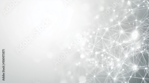 Abstract Connections in Light Background