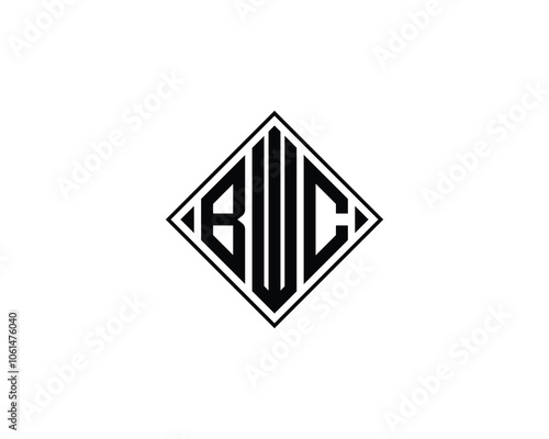 BWC logo design vector template. BWC photo