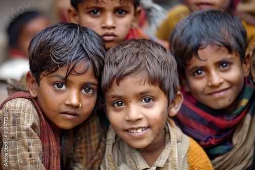 Unidentified group of kids