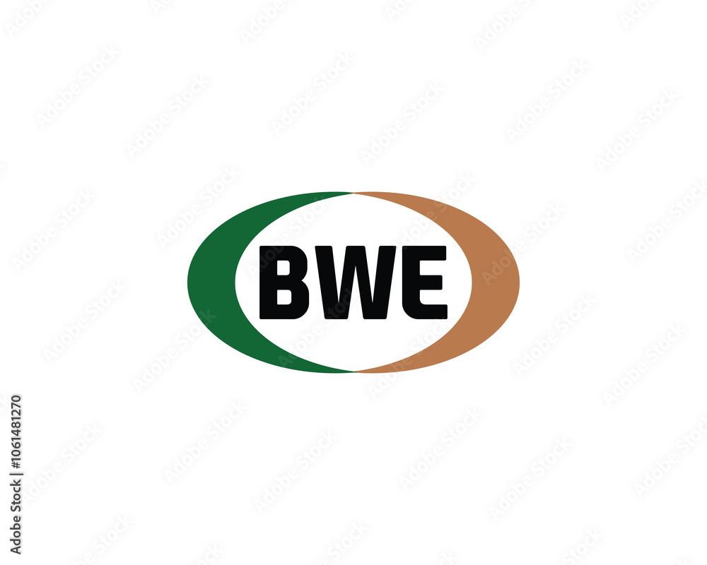BWE logo design vector template. BWE BWE logo design vector template. BWE