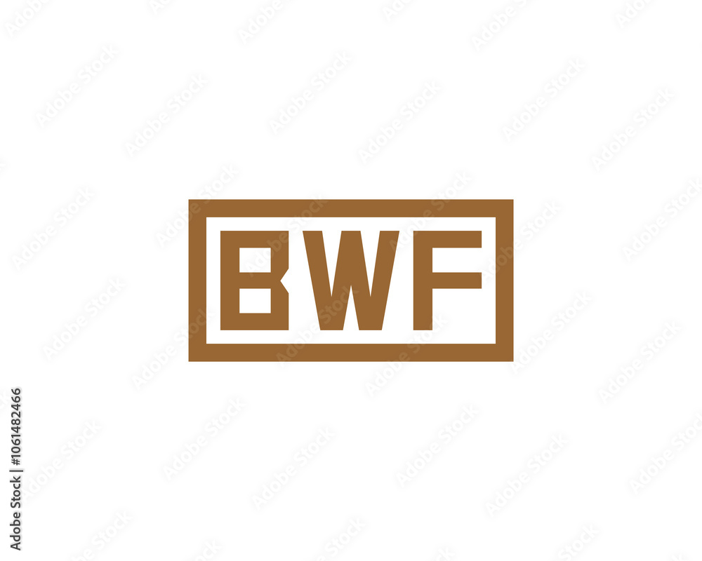 BWF Logo design vector template. BWF BWF Logo design vector template. BWF