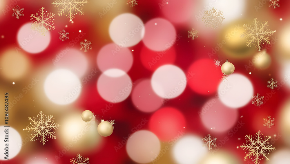 red christmas background with snowflakes red christmas background with snowflakes
