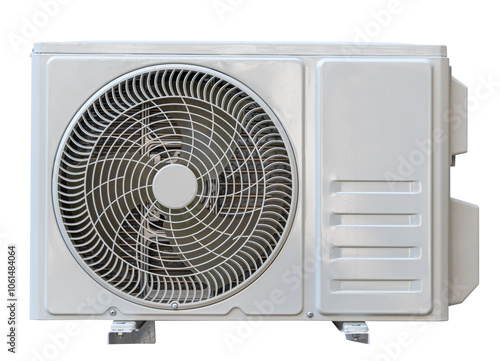air conditioning compressor isolated on white