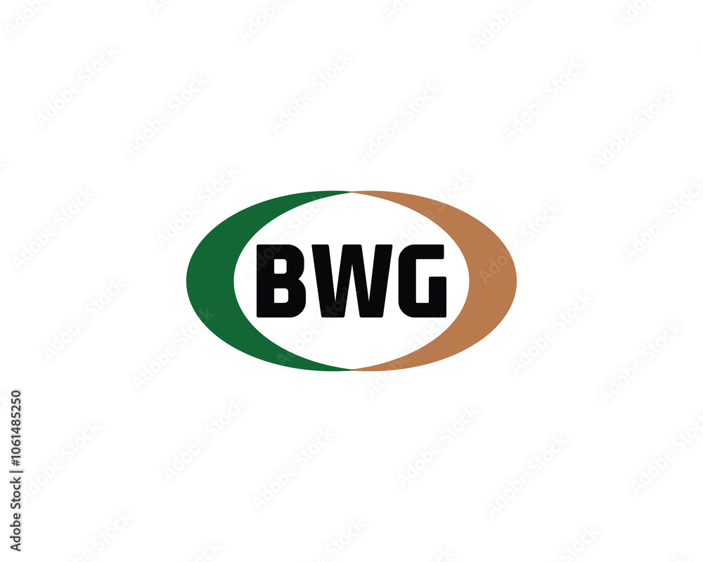 BWG logo design vector template. BWG BWG logo design vector template. BWG