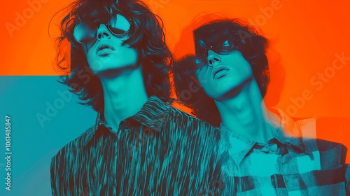 Full body shot, boys&girls, smiling, real photo, shoegazer, noise filter,