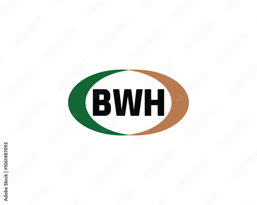 BWH Logo design vector template. BWH BWH Logo design vector template. BWH