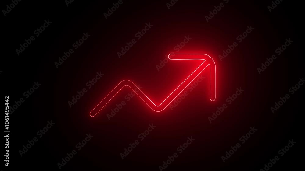 abstract beautiful directional arrow icon animation. abstract beautiful directional arrow icon animation.