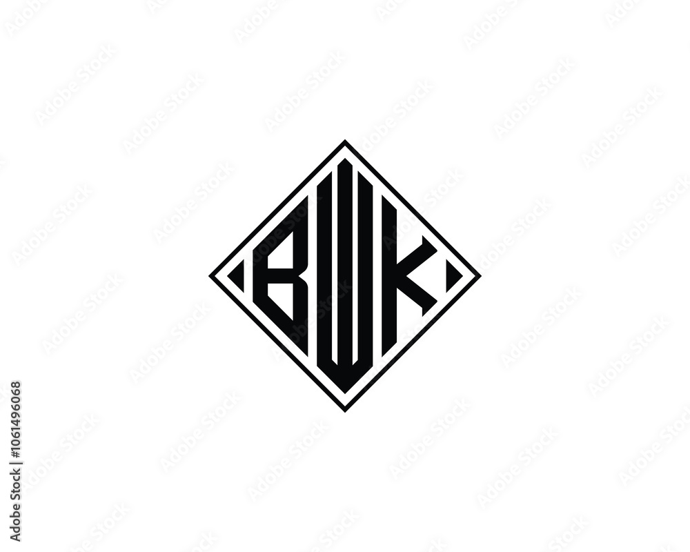 BWK logo design vector template. BWK BWK logo design vector template. BWK