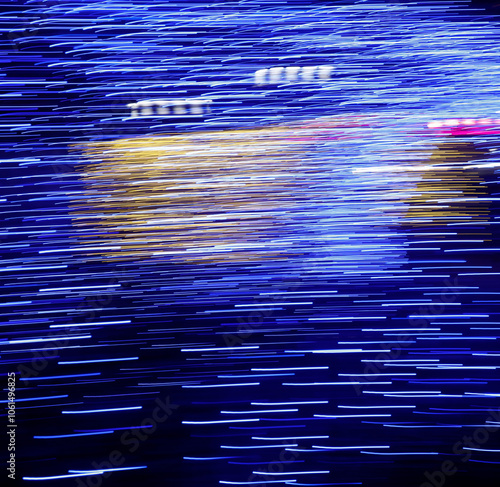 motion light effect. shining magic background and liquid speed light.