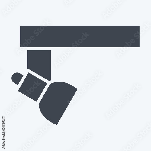 Icon Lighting. related to Theatre Gradient symbol. glyph style. simple illustration