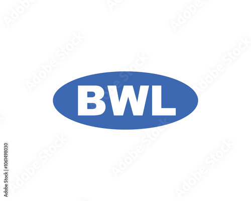 BWL logo design vector template. BWL