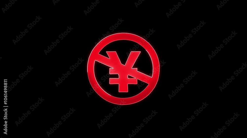 Yen Sign neon icon yen Symbols and Money circle neon icon black background. Yen Sign neon icon yen Symbols and Money circle neon icon black background.