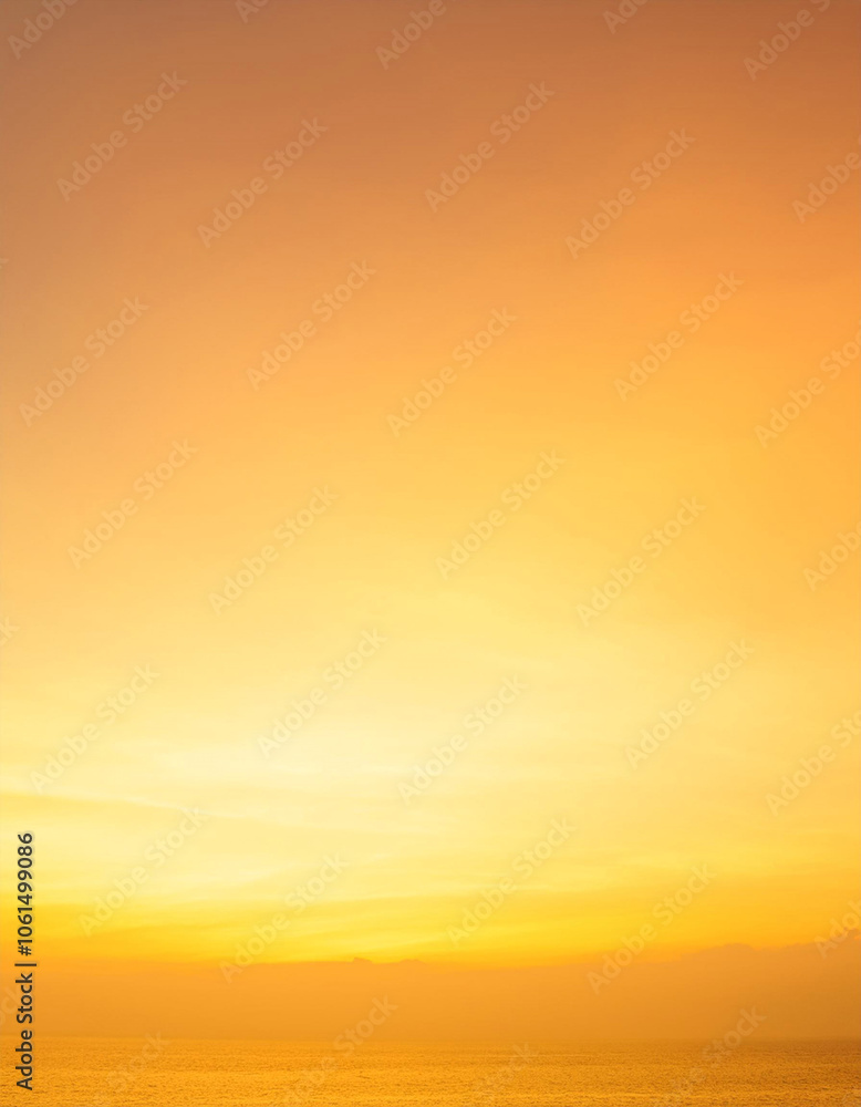 Fototapeta premium Gradient blur Overlay Orange Sky Evening Sunset Sunrise Pastel Soft Effect Background Pattern Abstract Texture Design Summer Nature Spring Light Beauty Template Yellow Color Wallpaper Tropical