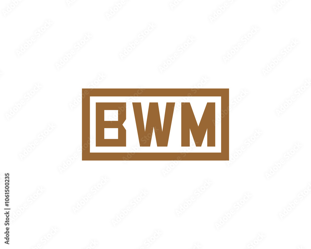 BWM logo design vector template. BWM BWM logo design vector template. BWM