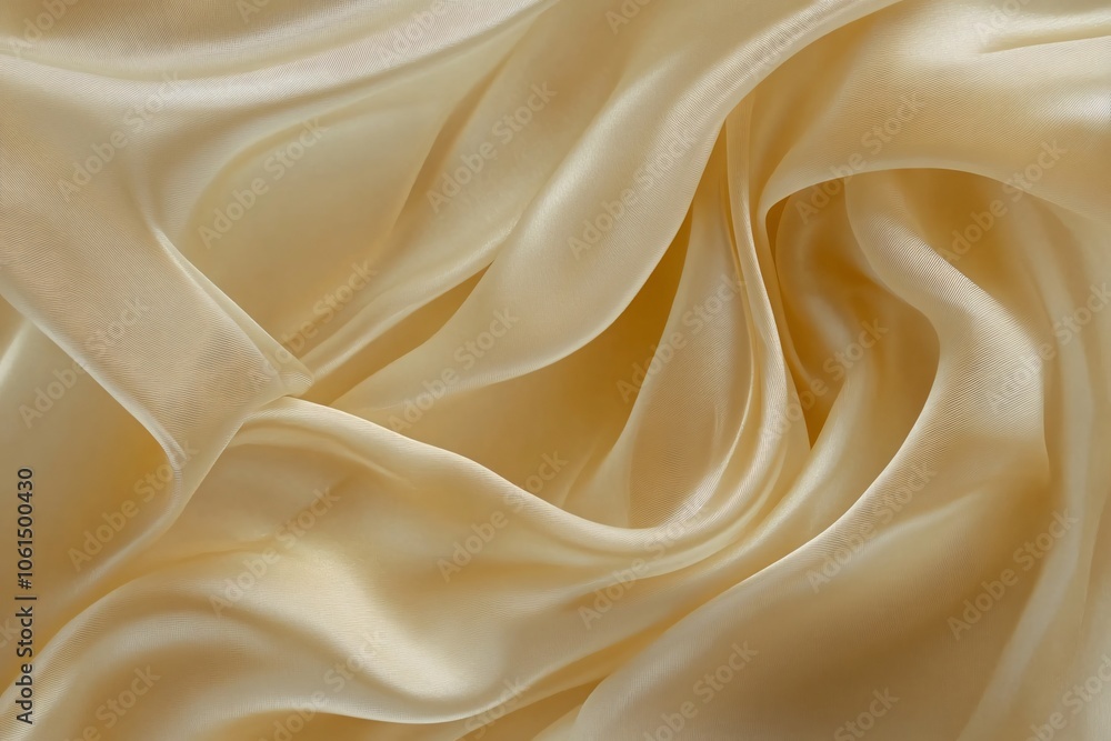 Soft Textured Beige Fabric Close-Up View Soft Textured Beige Fabric Close-Up View