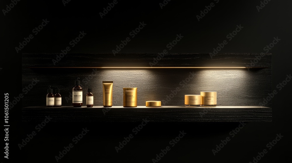 Studio product display with a spotlight illuminating it against a deep black background, perfect for high-end promotions. Studio product display with a spotlight illuminating it against a deep black background, perfect for high-end promotions.