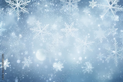 Snowflakes backgrounds blue illuminated.