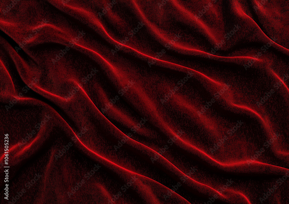 A dark red velvet fabric texture background, with subtle crinkles and folds for depth, captured in high resolution. A minimalism, album cover, album art, dark aesthetic, horror abstract. A dark red velvet fabric texture background, with subtle crinkles and folds for depth, captured in high resolution. A minimalism, album cover, album art, dark aesthetic, horror abstract.
