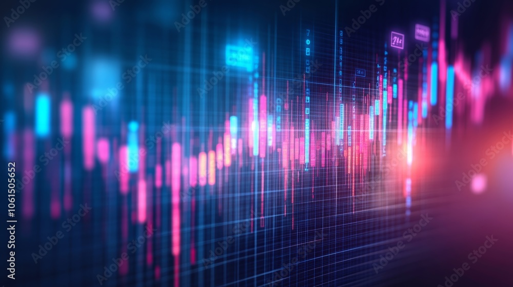 Blue Tech Finance Fintech Background Blue Tech Finance Fintech Background