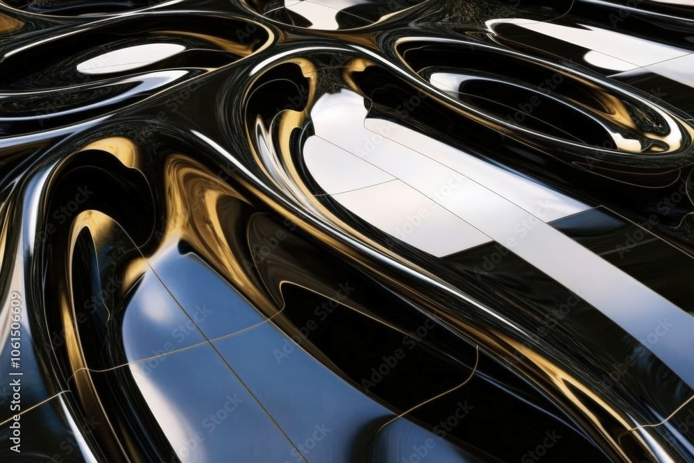 Glossy Abstract Flow