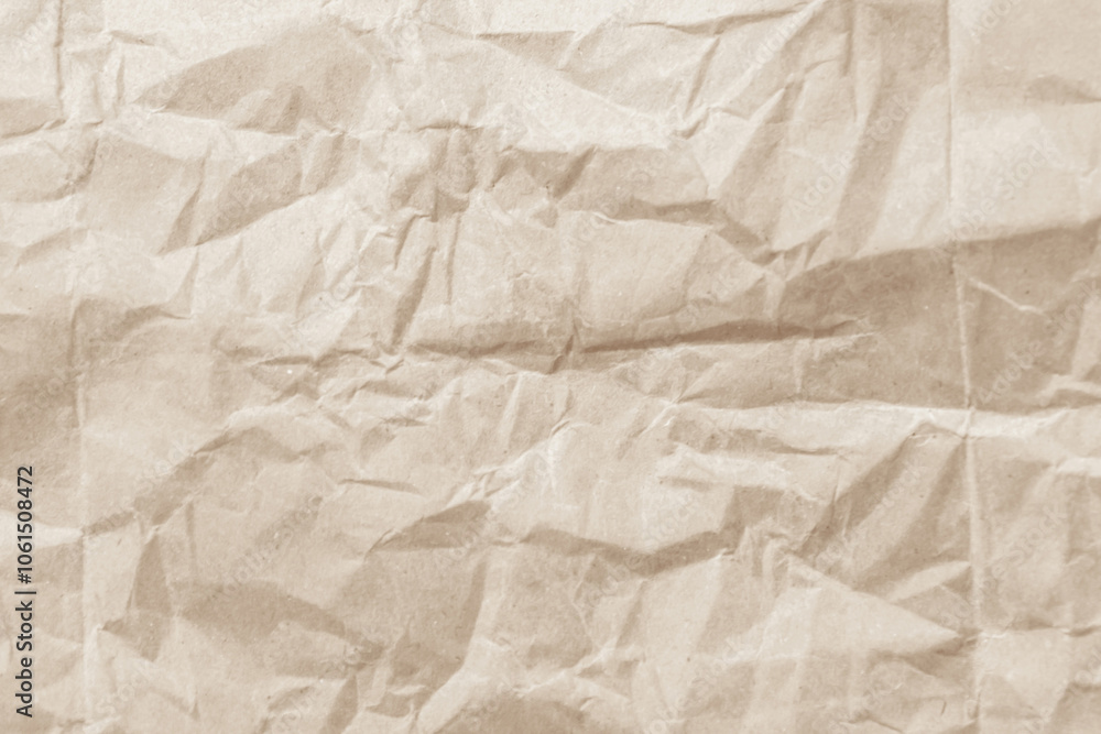 Crumpled brown paper texture background for design with copy space for text or image. Crumpled brown paper texture background for design with copy space for text or image.