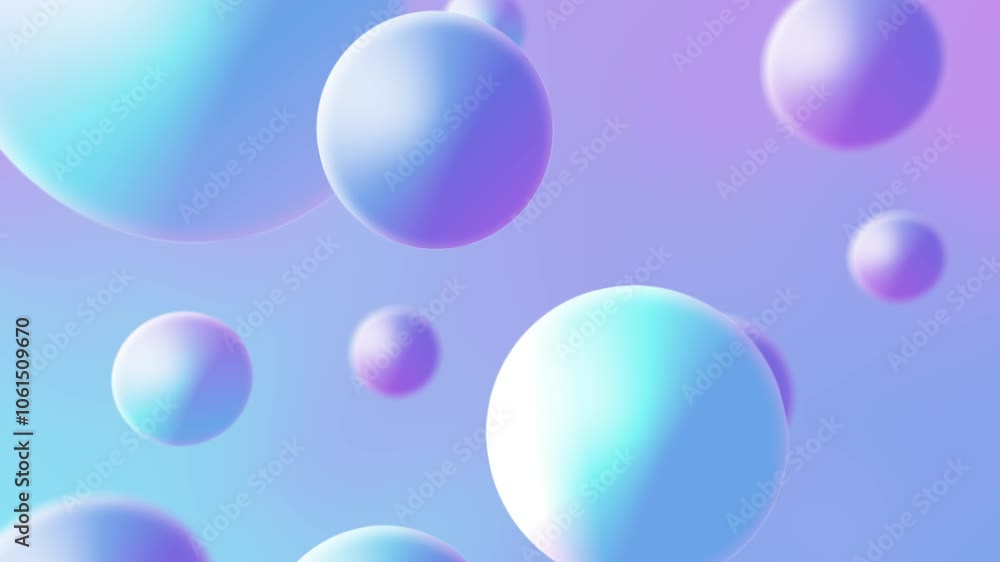 Animated background of colorful spheres Animated background of colorful spheres