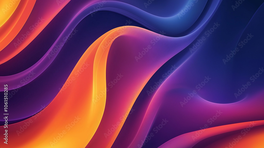 An abstract background for the red Mystic phone wallpaper, with vibrant colors. A dark blue and purple with an orange gradient in between, and smooth curves. An abstract background for the red Mystic phone wallpaper, with vibrant colors. A dark blue and purple with an orange gradient in between, and smooth curves.