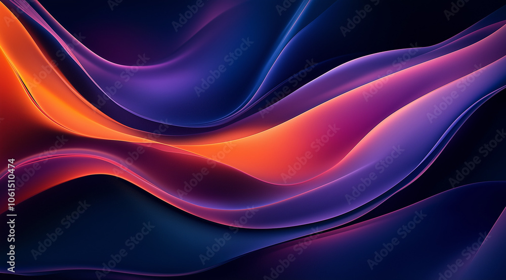 An abstract background for the red Mystic phone wallpaper, with vibrant colors. A dark blue and purple with an orange gradient in between, and smooth curves. An abstract background for the red Mystic phone wallpaper, with vibrant colors. A dark blue and purple with an orange gradient in between, and smooth curves.