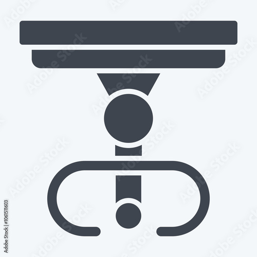 Icon Table. related to Vintage Decoration symbol. glyph style. simple illustration photo