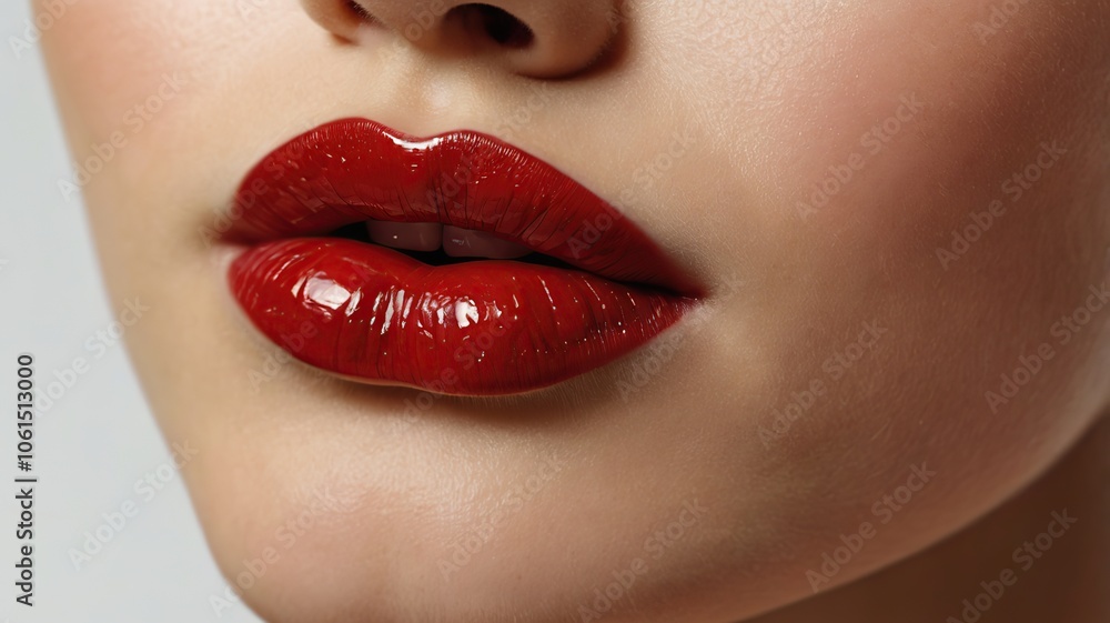 close up lips of woman close up lips of woman