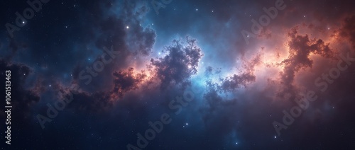 space abstract landscape