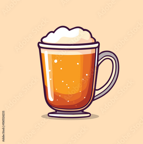 Glass of Beer illustration