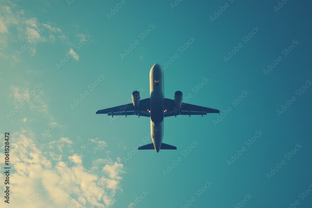 Passenger airplane flying in cloudy sky during daytime Passenger airplane flying in cloudy sky during daytime