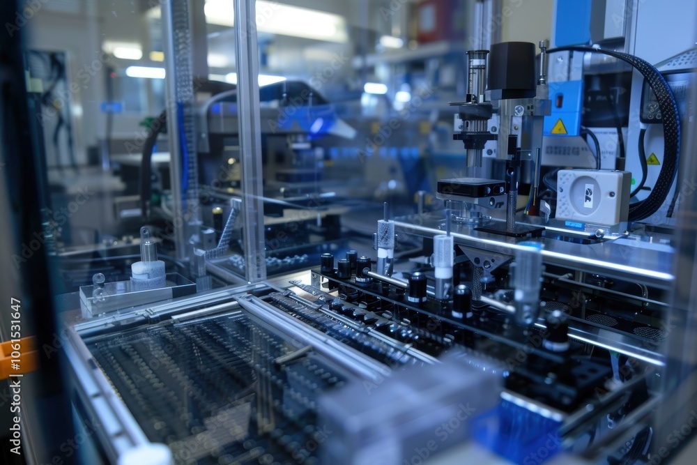 State-of-the-art facility focused on graphene-based material production. engineers operate precision machinery, ensuring graphene layers meet exact specifications for electronic applications. State-of-the-art facility focused on graphene-based material production. engineers operate precision machinery, ensuring graphene layers meet exact specifications for electronic applications.