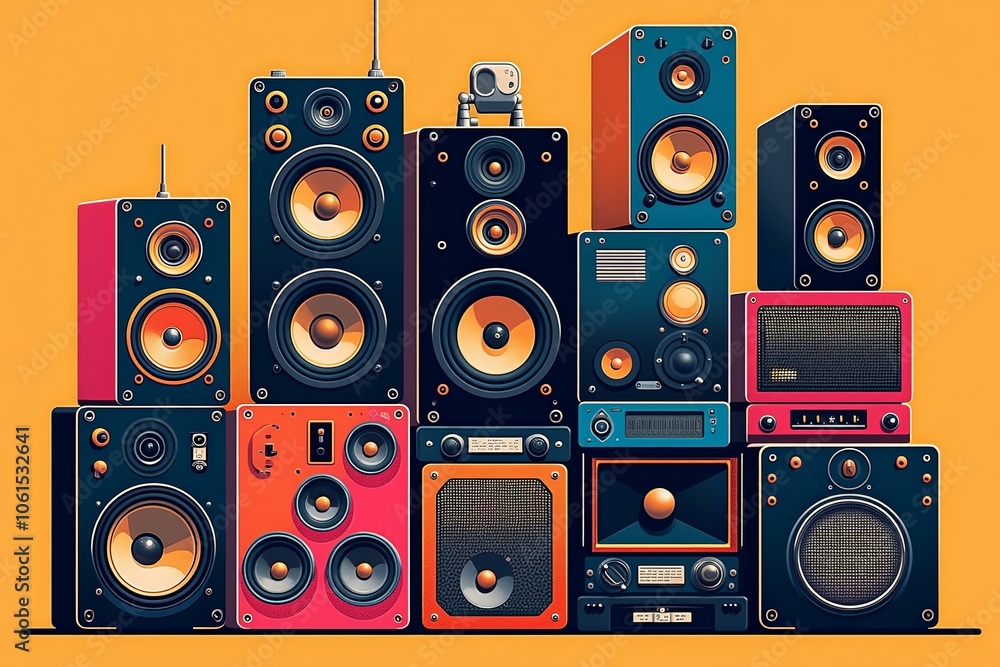 Vibrant Speaker Array Enhancing Soundscapes with Immersive Audio Delight Vibrant Speaker Array Enhancing Soundscapes with Immersive Audio Delight