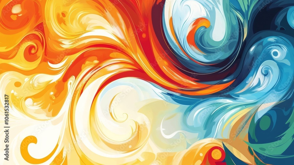 Abstract swirling background illustration Abstract swirling background illustration