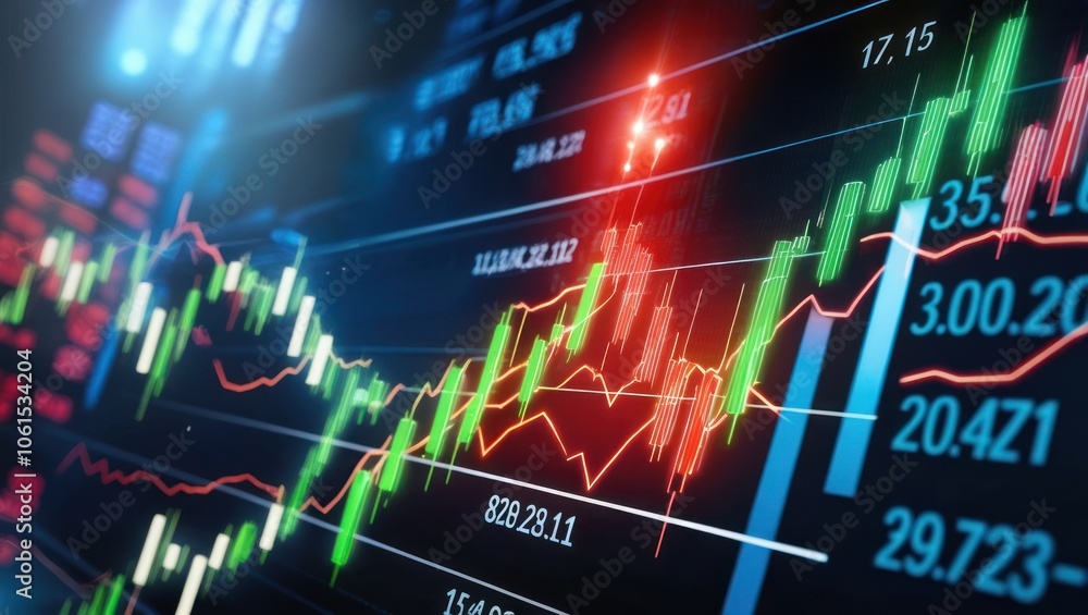 Financial Market Analysis with Graphs and Trend Lines Financial Market Analysis with Graphs and Trend Lines