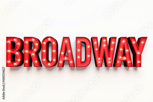 Vibrant Broadway: Illuminating Showcase of Theater, Lights, Entertainment, and Magic