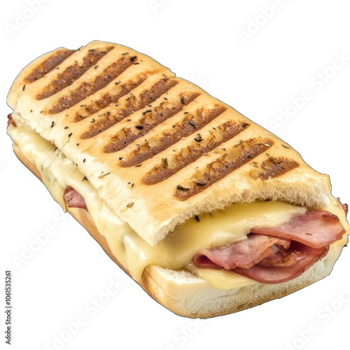 Collection of PNG. A Sandwich with Ham, Cheese, isolated on a transparency background. photo