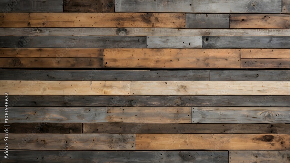 Rustic Reclaimed Pallet Wood Texture in Grey, Brown, and Beige Tones Rustic Reclaimed Pallet Wood Texture in Grey, Brown, and Beige Tones